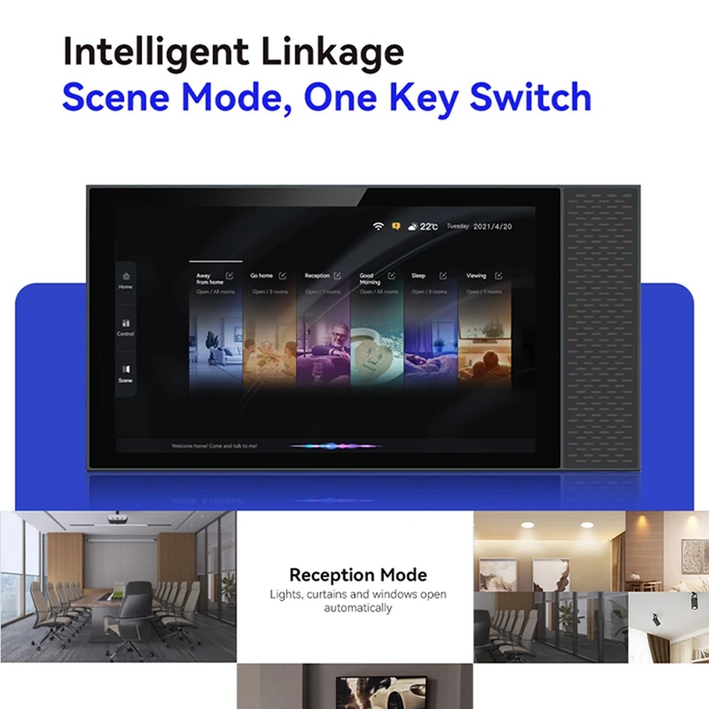 Wifi 6.8 Inch Zigbee Gateway Panel Touchscreen Control Fit For Tuya Smart Appliance Smart Gift