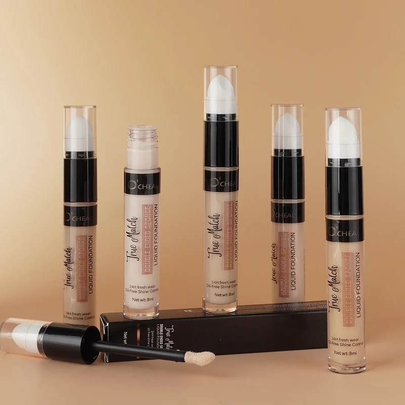 Penna correttore per fondotinta liquido a lunga durata Copertura impermeabile Macchie scure Segni di acne Matita per trucco Strumento di bellezza essenziale Trucco