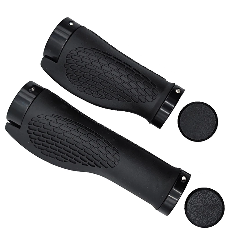 1 Paar Fahrradgriffe MTB Fahrradlenkergriffe Gummi Rutschfeste Beidseitige Verriegelung Radfahren BMX Lenkergriffe Fahrradlenkergriffe – Detail 26