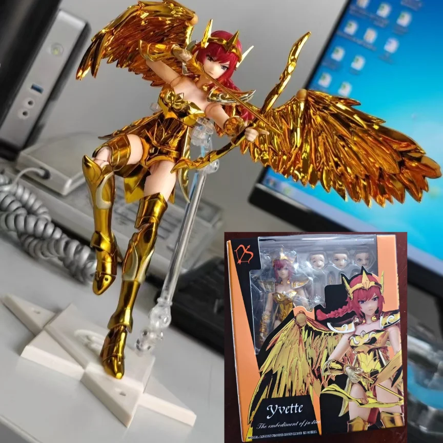 Pre-order Great Toys/GT Saint Seiya Myth Cloth EX Sagittarius Yvette Holy Contract Female Zodiac Knights of Action Figure Model