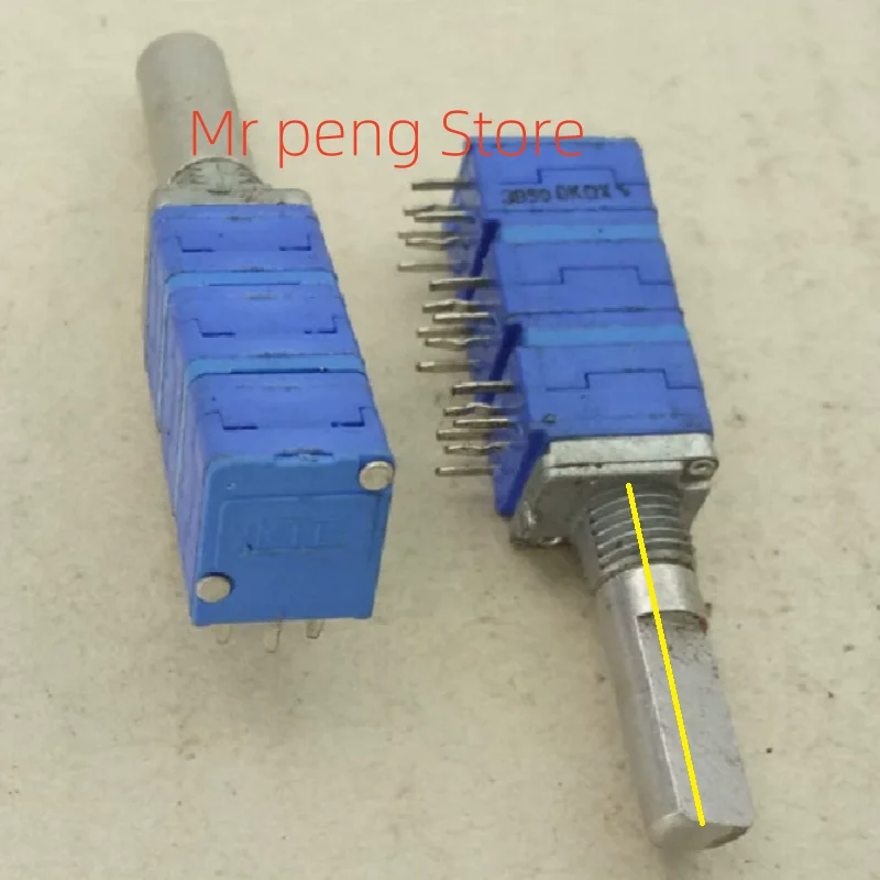 

2pcs for KIE WH9011 RK097G six-pack Potentiometer B500K has a handle length of 20MMF