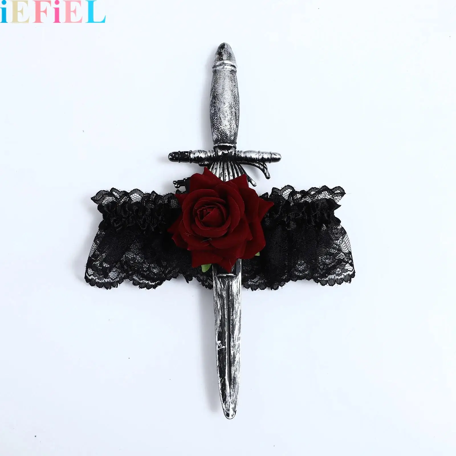 

Women Toy Sword Etc Cosplay Dress Up Props Pirate Costume Accessories Pirate Sword with Lace Bow Pirate Costume