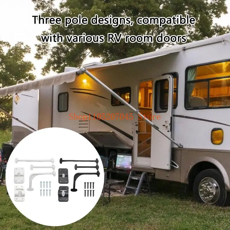 

37cd Entrance Latches with Screw RVs T-Style Door Holder Catches Hold Hook Keeper and Hardware Entry Door Catches for Campers