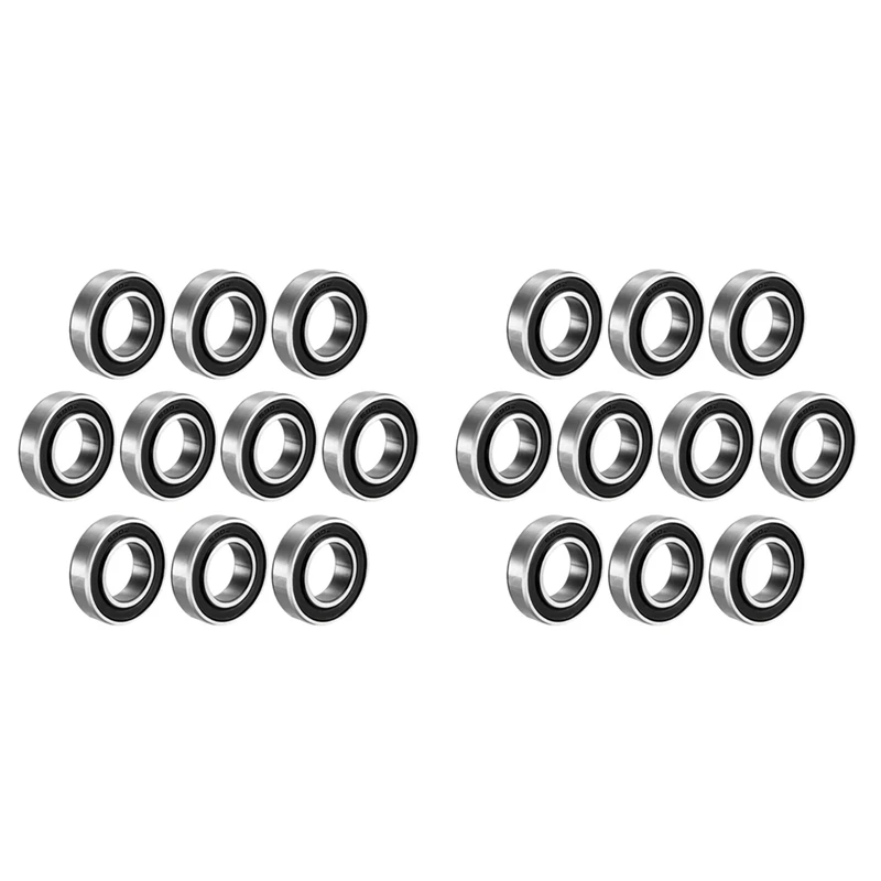 

20PCS 6902-2RS Bicycle Hub Bearing 15X28X7 Mm 6902 2RS Ball Bearings 6902RS For KOOZER XM490 Hub