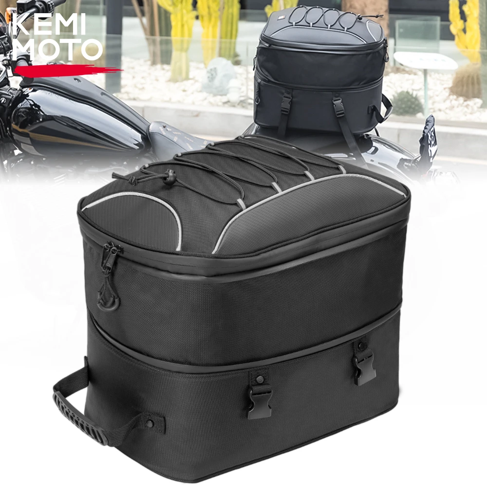 

Universal Motorcycle Rear Seat Bag Helmet Tail Bag For Yamaha MT10 FZ07 09 for Honda CB600RR Travel Luggage Storage Bag Backpack