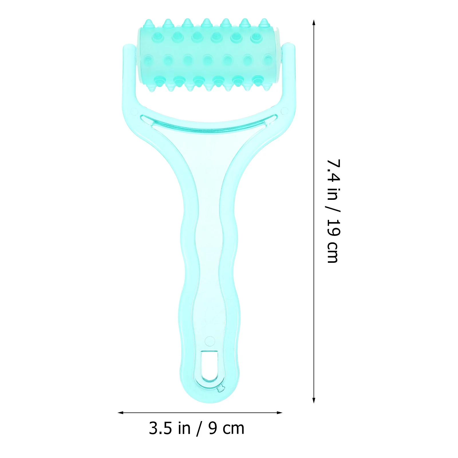 

Plastic Roller Massager Ergonomic Handheld Acupressure Tool For Face Body Cellulite Relief Manual Massage Device Skincare Tool