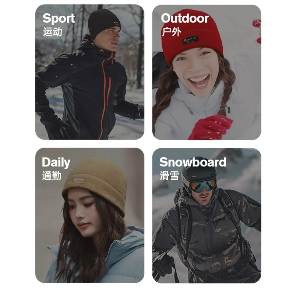 

Neck Warmer Winter Beanie Hats Scarf Gloves Set Thicken Cold Proof Winter Hat Mask Scarf Ear Protection Windproof