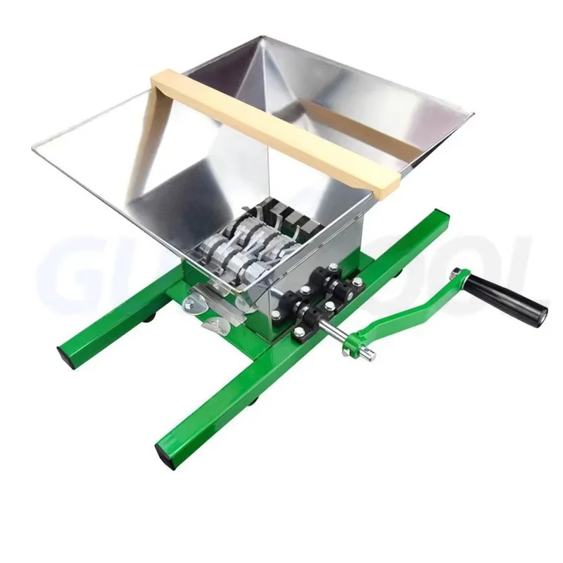 7L Fruit Crusher Manual Stainless Steel Household Vegetable Shredder Hard Fruit Pulverizer Fruit Chopper