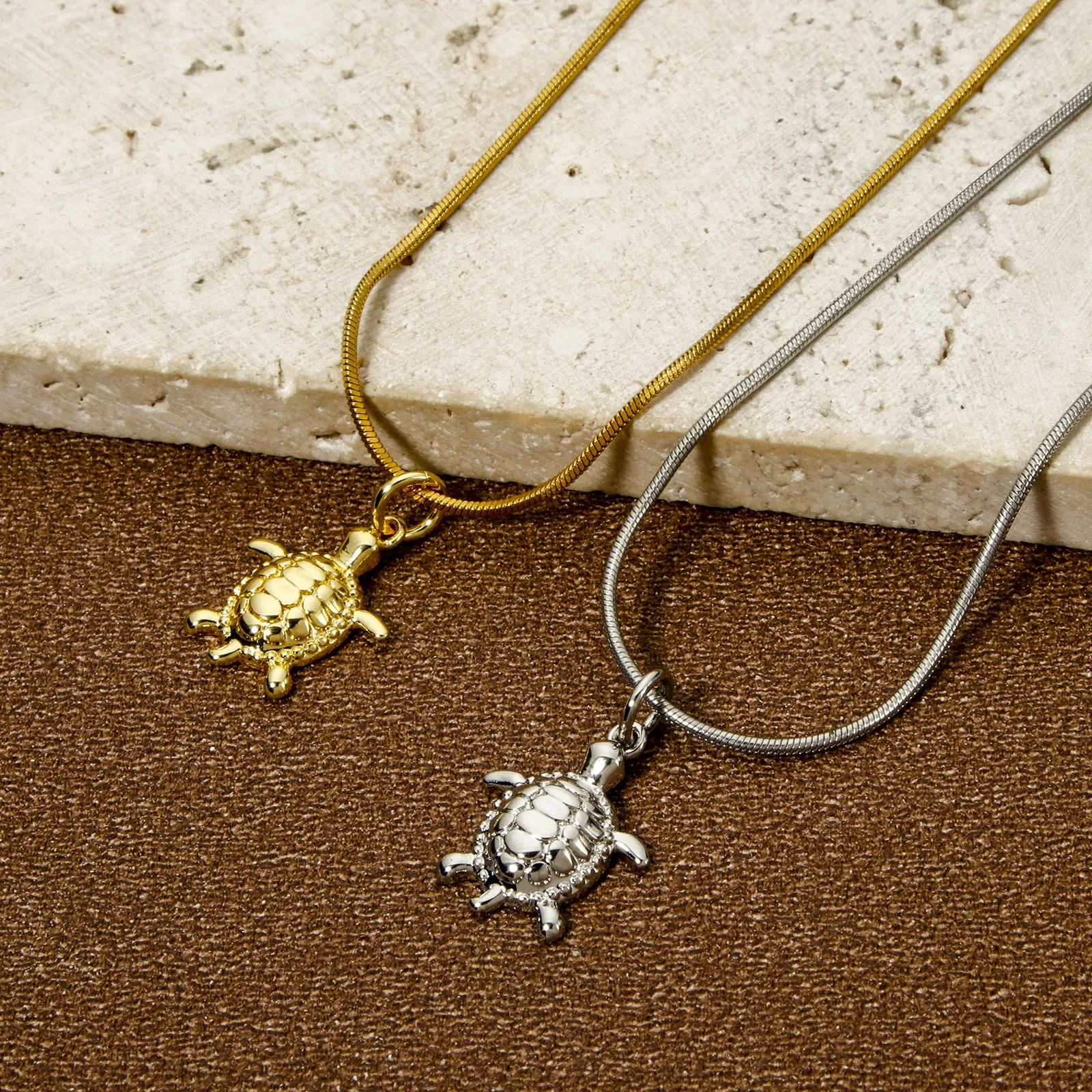 1pc New Brass Charms Gold Color Ocean Sea Turtle Tortoise Animal Pendant DIY Necklace Earrings For Women Men Jewelry Findings