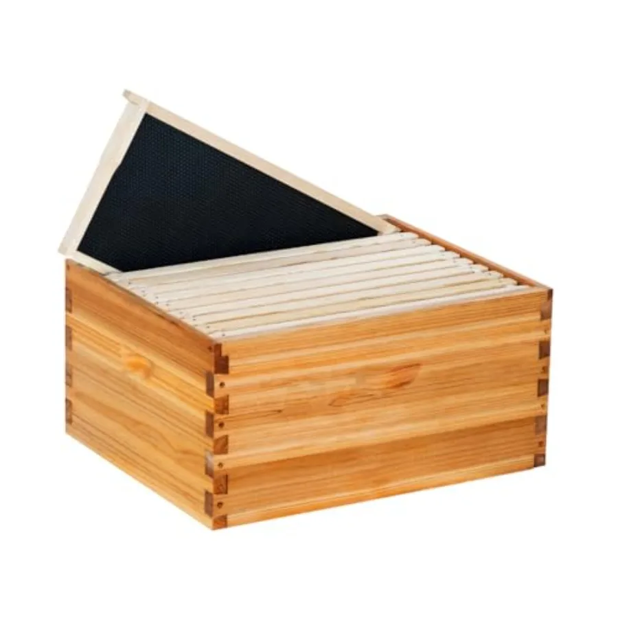 

Beekeeping application wood material natural color wax-coated for durability and ease of use