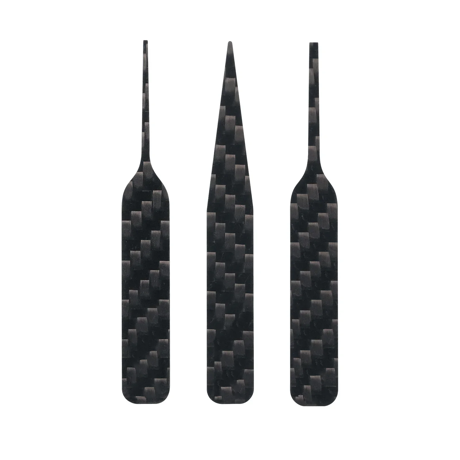 DSPIAE CFB-S01 CFB-S02 CFB-S03 Lrregular Carbon Fiber Sanding Stick Black 3Pcs/set Abrasive Tools