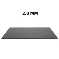 1 PCS 125mm X 75mm Real Carbon Fiber Plate Panel Sheets 2mm thickness Composite Hardness Material