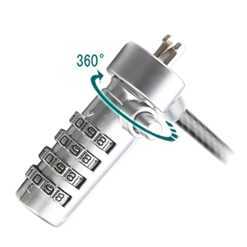 TTKK-candado antirrobo para ordenador portátil, candado de 2 metros de largo con contraseña, Monitor LCD, oferta