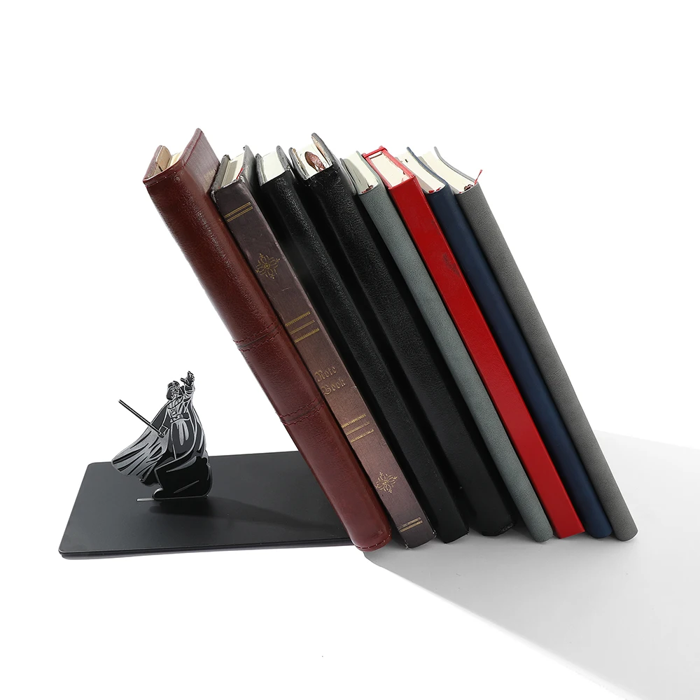 Star Wars The Mandalorian Darth Vader Stainless Steel BookShelf BOOKENDS Book Holder School Stationery Office Accessories