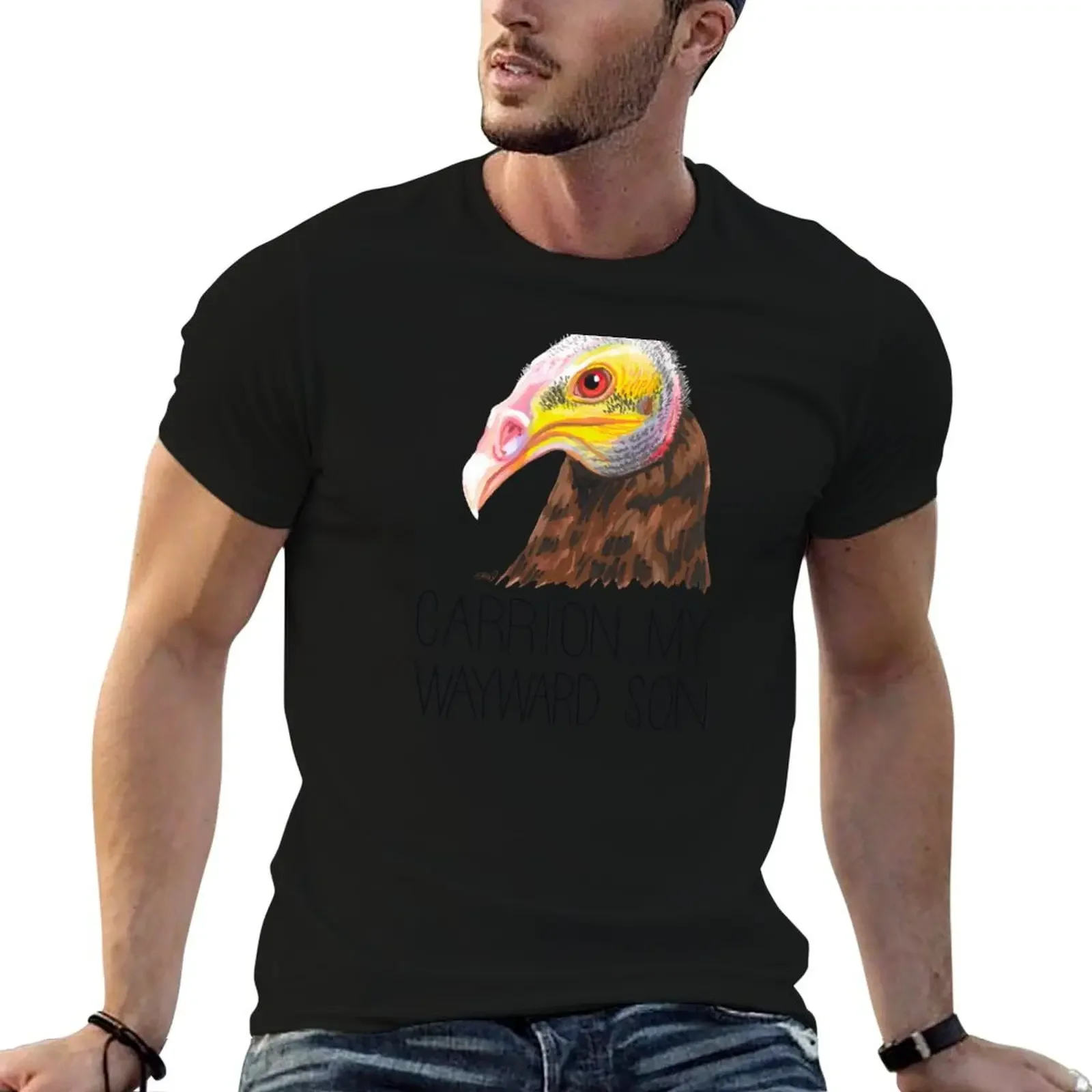 Carrion My Wayward Son (Lesser Yellow-headed Vulture) T-Shirt oversizeds man clothes designer shirts mens designer t shirt