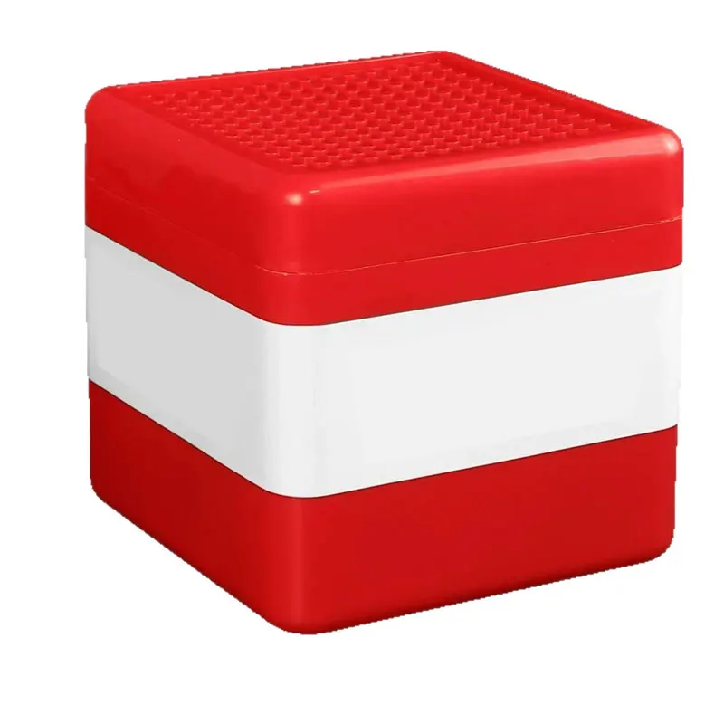 Kid Geschenken Opbergdoos Magnetische Bouwsteen Desktop Speelgoed Snack Blok Opslag Emmer Plastic Organizer Stofdichte Container - afbeelding 2