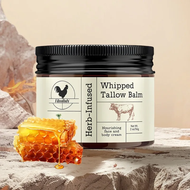 

Handcrafted Tallow Moisturizing Cream Deep Nourishing Skincare For Dry Skin Intensive Hydration Facial Balm