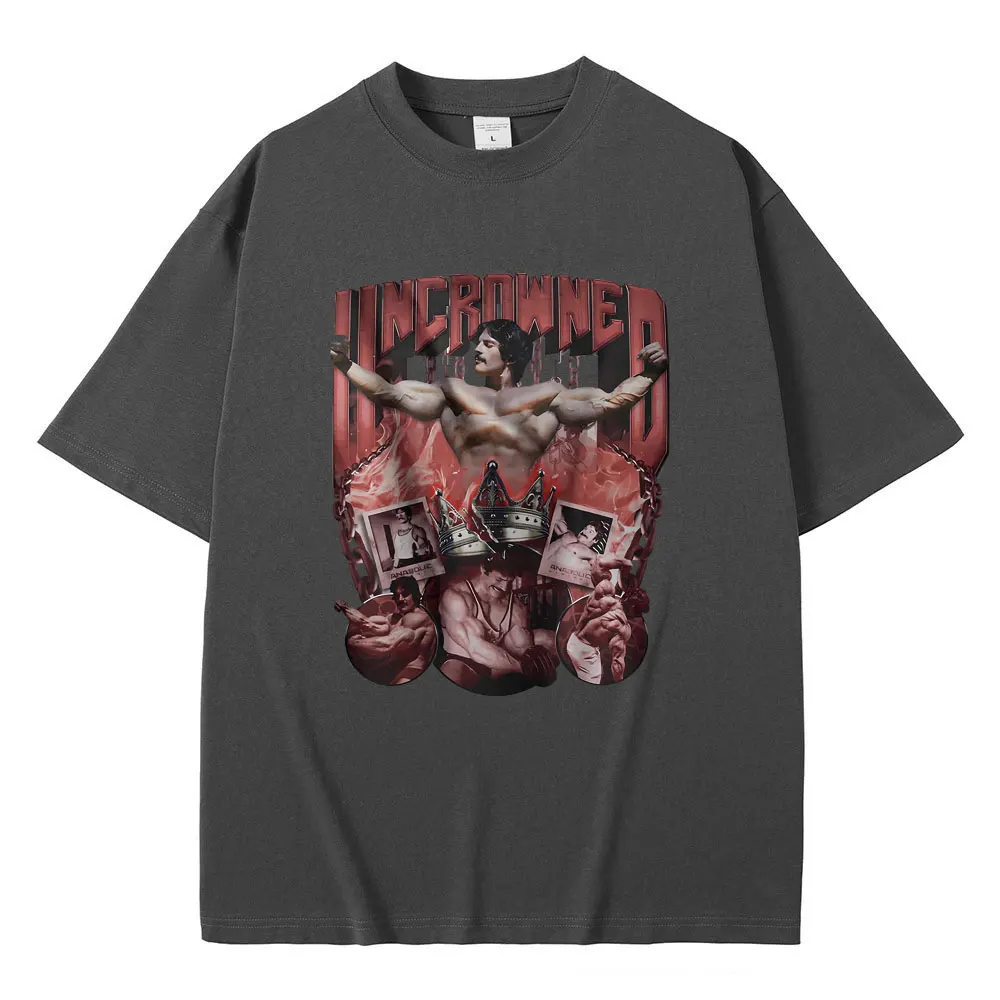 مضحك غير توج مايك Mentzer غطاء مضخة ستيرويد تي شيرت 2025 الصيف الرجال النساء الصالة الرياضية اللياقة البدنية قصيرة الأكمام القطن الخالص تي شيرت