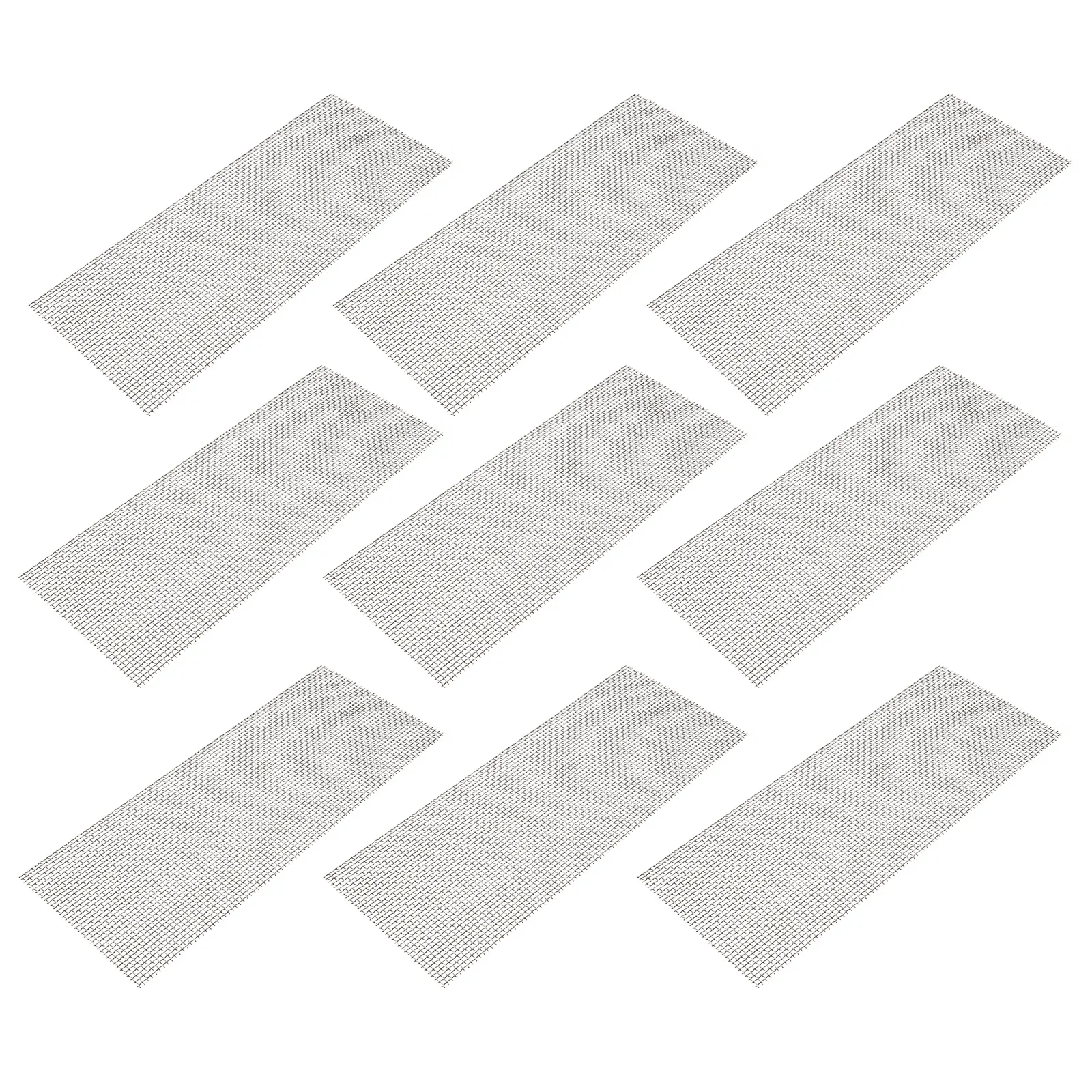 10 pçs de aço inoxidável água grama malha almofada aquário musgo fixação net à prova ferrugem acessório decoração do tanque peixes