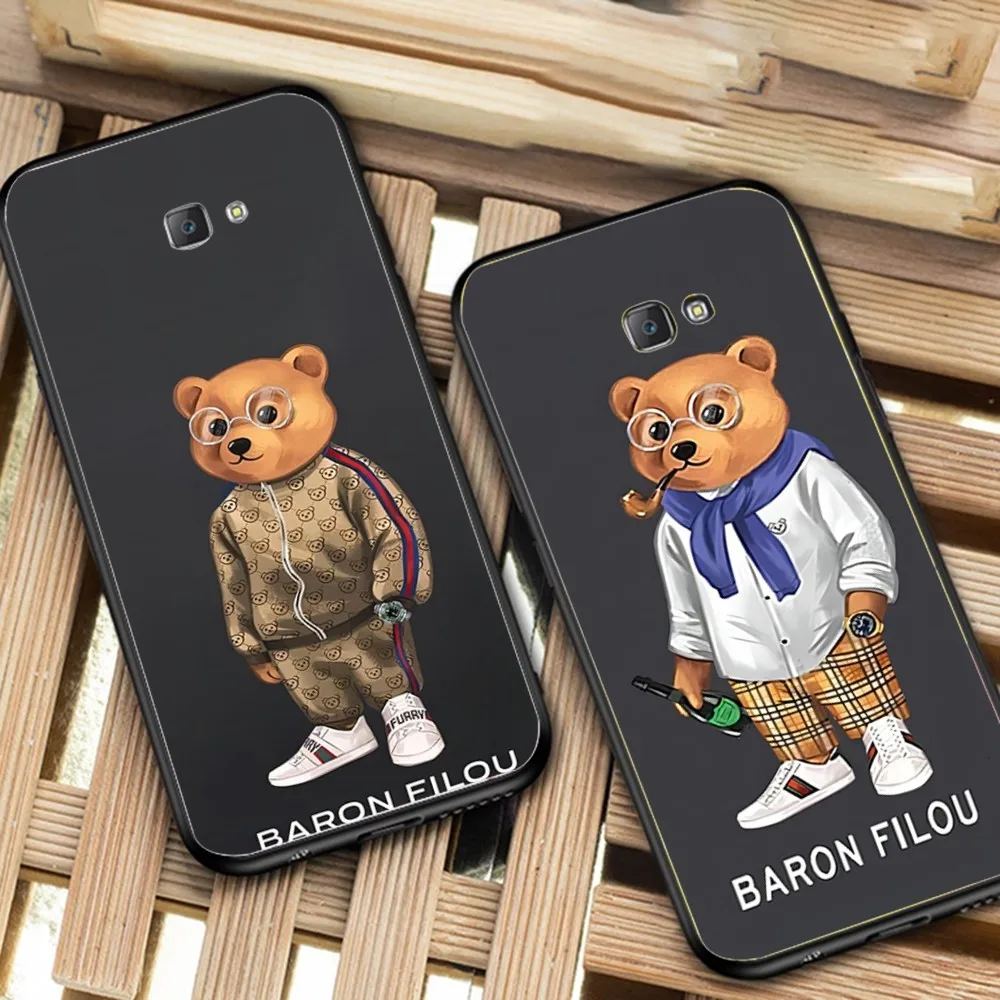 Fashion B-Baron F-Filou Bear Phone Case For Samsung A 10 11 12 13 20 21 22 30 31 32 40 51 52 53 70 71 72 73 91 13 shell