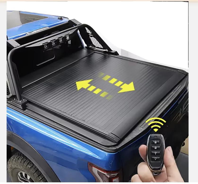 

high quality hard aluminium alloy retractable tonneau cover roller shutter lid truck bed covers for gwm poer Great Wall cannon