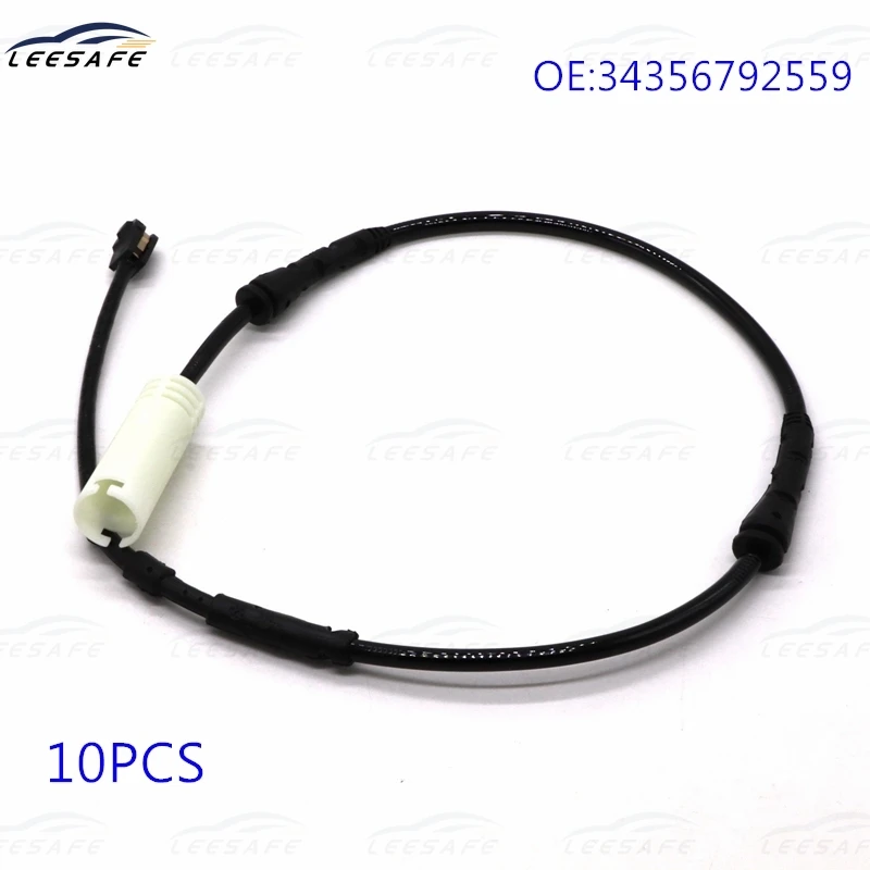 34356792559 프론트 브레이크 패드 센서, BMW E81 E82 E87 E88 E90 E91 E92 E93 128i 325i 328i 용, 자동차 브레이크 패드 마모 경고 와이어, 10 개 
