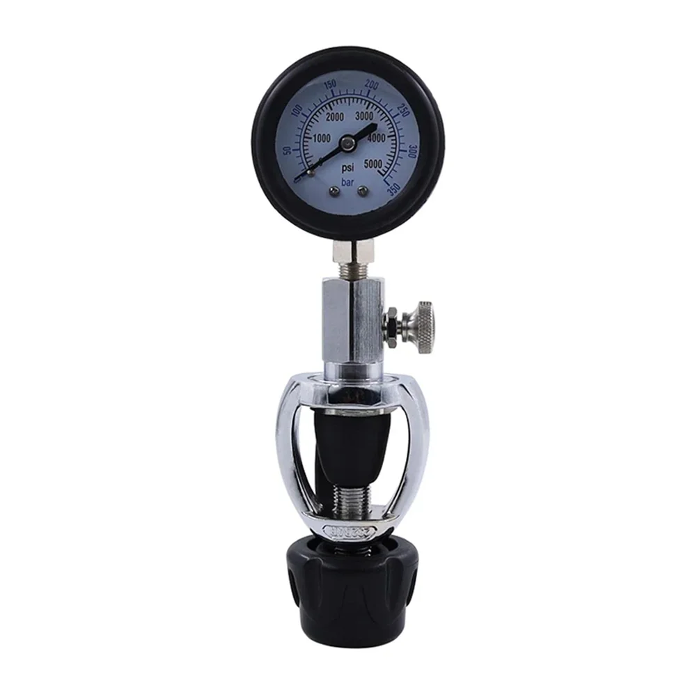 Pressure Monitoring Instrument for Diving Cylinders Compatible with Standard Valves and G5/8 Threaded Connections