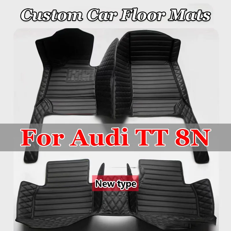 

Автомобильные коврики для Audi TT 8N MK1 1998 ~ 2006 Защитные ковры Авто коврики Роскошный кожаный коврик Прочный комплект автомобильных аксессуаров 2005