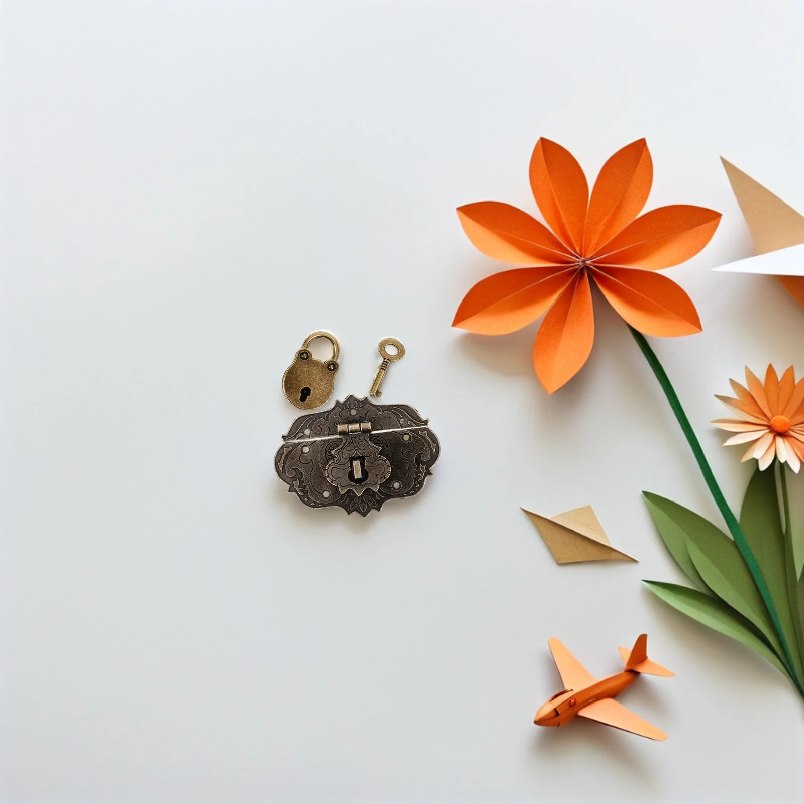 2 Sets Bear Shaped Mini Padlocks Vintage Metal Locks With Key Decorative Hasp Latches For Jewelry Box Diary Handbag