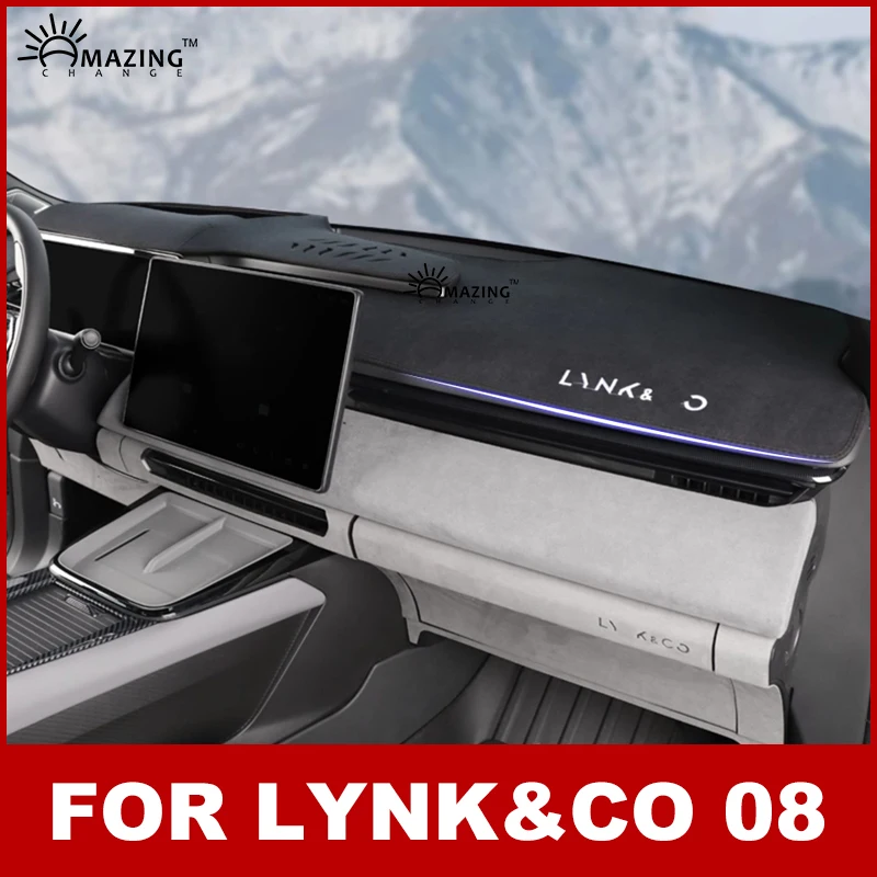 Capa do painel do carro para lynk & co 08 lynk co 08 2025 2026 tapete evitar almofada de luz anti-uv tapete acessórios interiores