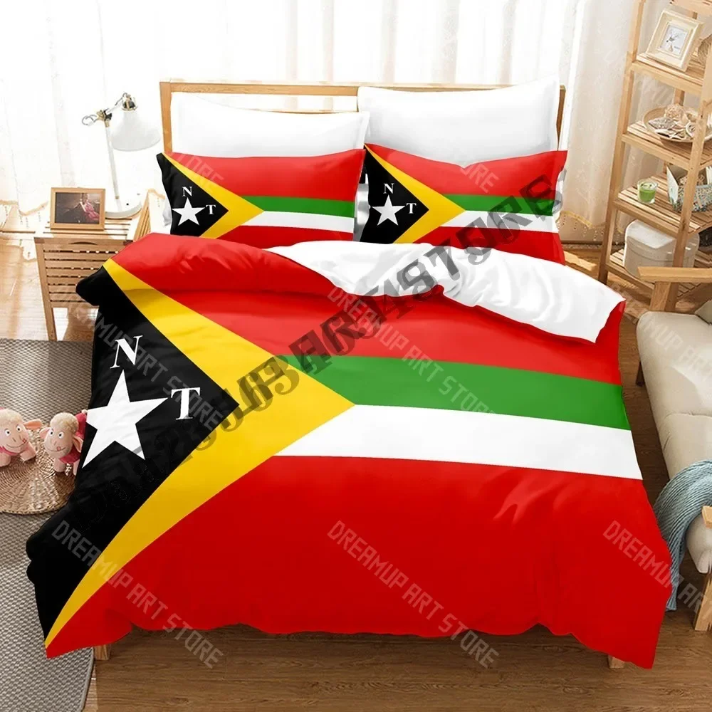 

Комплект постельного белья с 3D принтом Timor Flag Single Twin Full Queen King Size, комплект постельного белья для взрослых и детей, комплекты пододеяльников для спальни, кровать