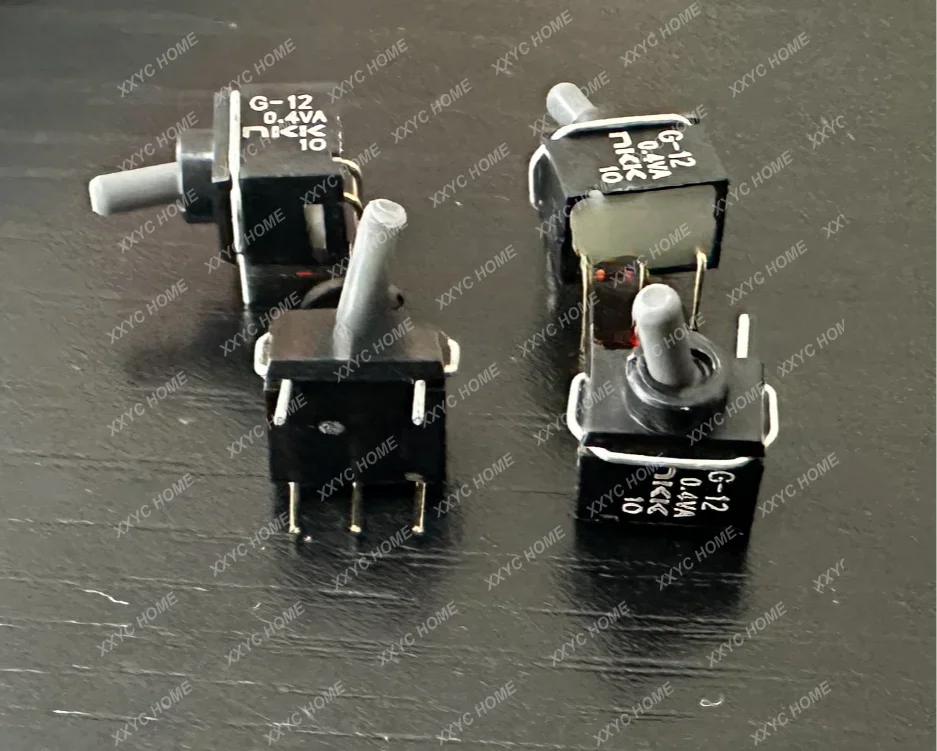 5PCS G-12AH button switch 3-pin 2-speed self-locking ON-ON right angle G12AH shake head switch