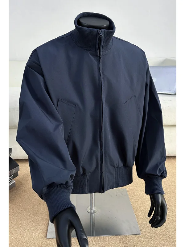 

American Sle Vintage Pilot Jaet Men's Spring Autumn Sports Casual Loose CleanFit Top Polyester Nylon Cosite Fiber