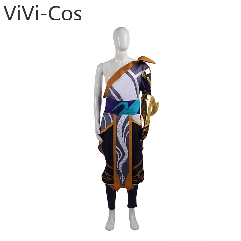 ViVi-Cos Lol Lee Sin The Blind Monk Customize Cosplay Costume Cos Game Anime Party Uniform Hallowen Play Role Clothes Clothing