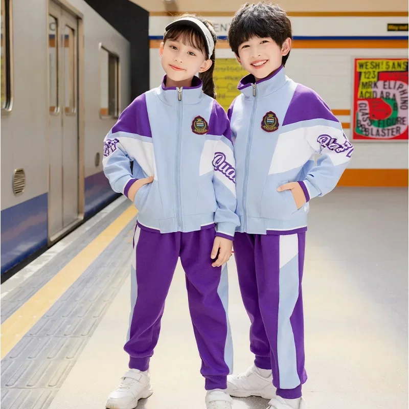 kindergarten park uniform spring and autumn baseball suit primary school uniform sportswear childrens class uniform