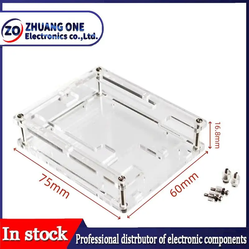 For Uno R3 Case Acrylic Transparent Acrylic Box Clear Cover Compatible for arduino UNO R3 Case