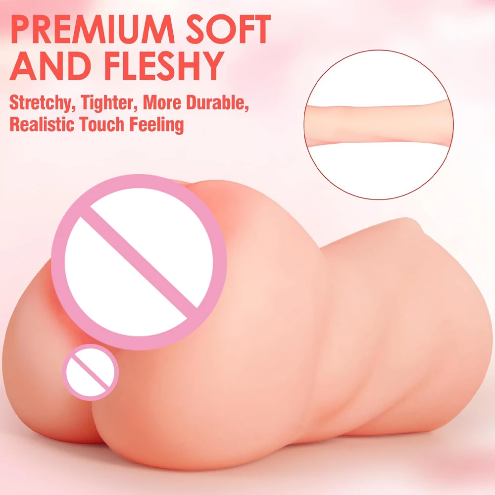 3 in 1 Pocket Pussy Male Masturbator Sex Toys for Men 3D Textured Sex Doll with Sexy Mouth Realistic Vagina Tight Anus Mens 18+ - view 3