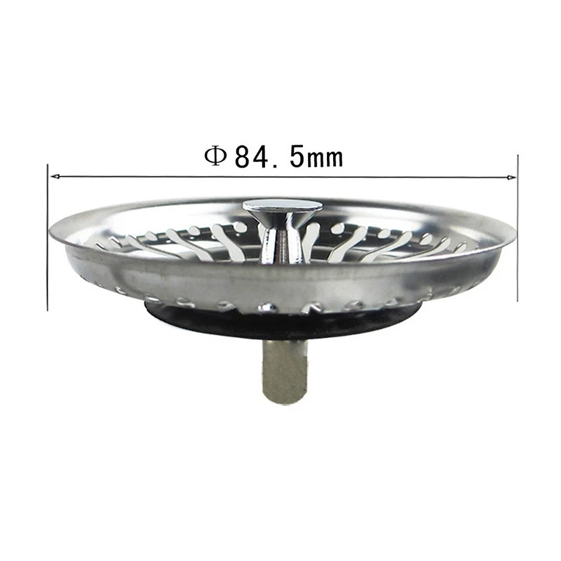 Kitchen Sink Replacement Accessories Vegetable Washbasin Strainer 84Mm Drainer Sealer Umbrella Waste Sink Filter