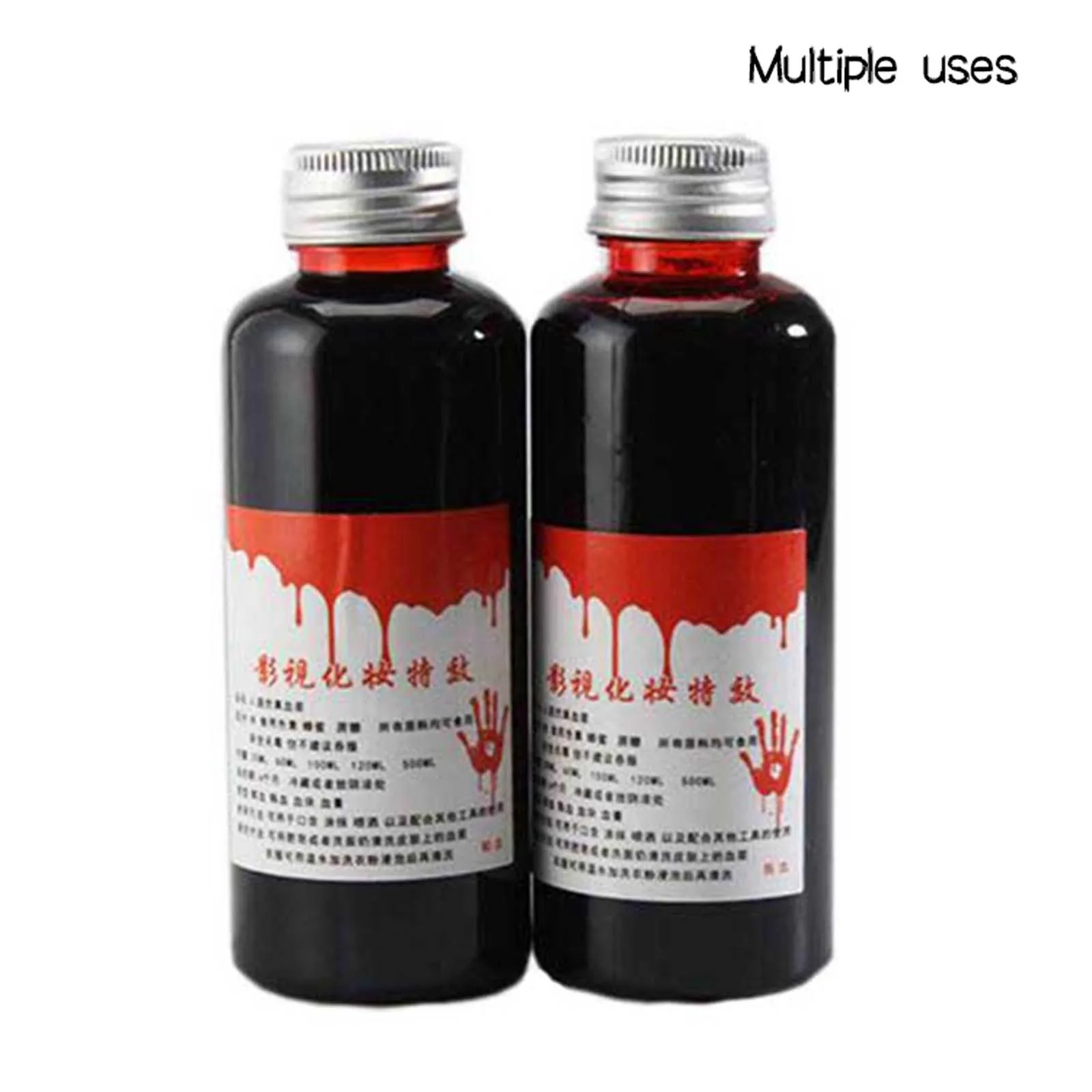 Halloween Decoration 2024 Halloween Realistic Diy Props Artificial Fake Blood Pseudoplasma 100ml Party Adornos De Halloween