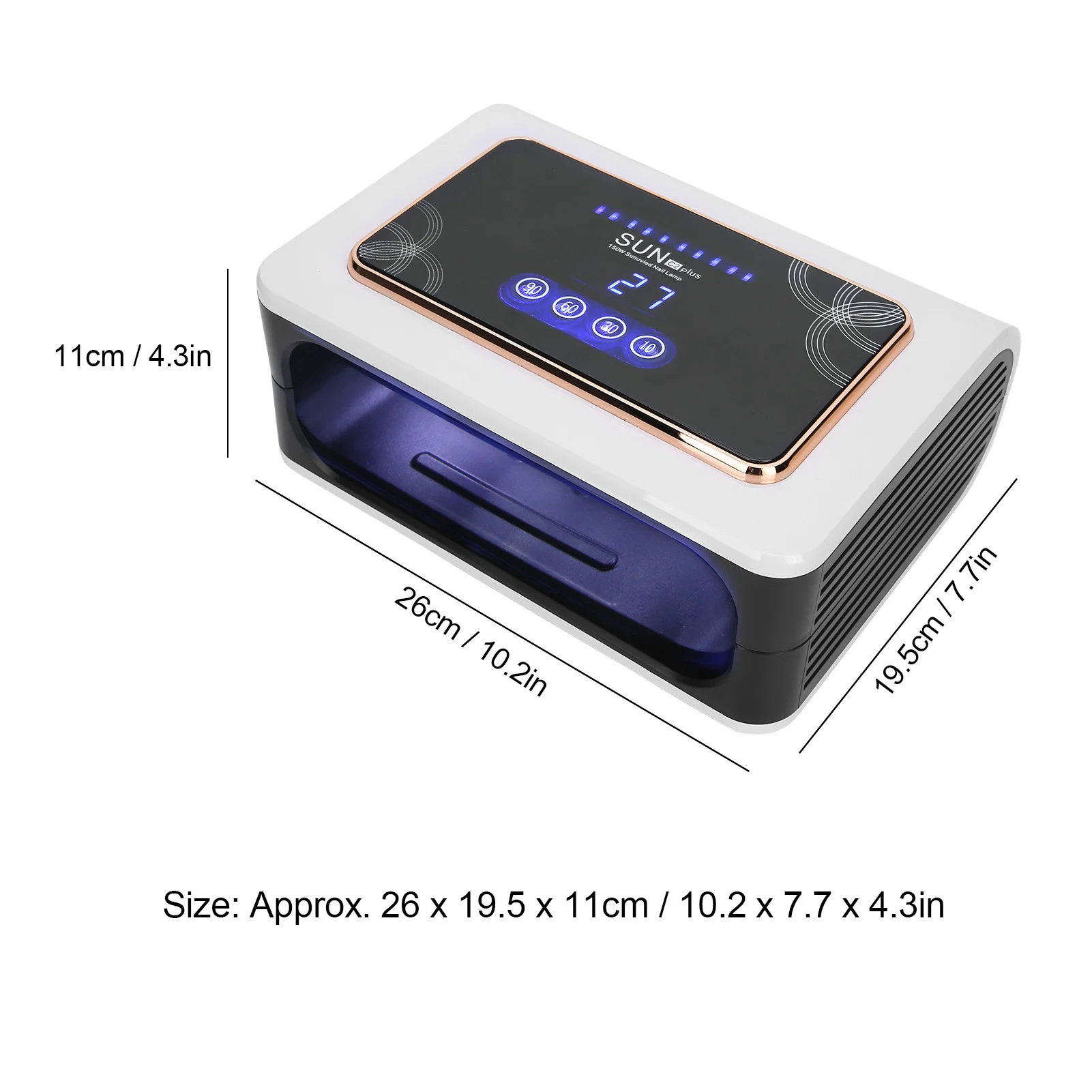 1pcs Professional LED UV Nail Dryer Lamp Timing Gel Polish Nail Curing Machine Nails Styling Equipment Manicure Salon Tools