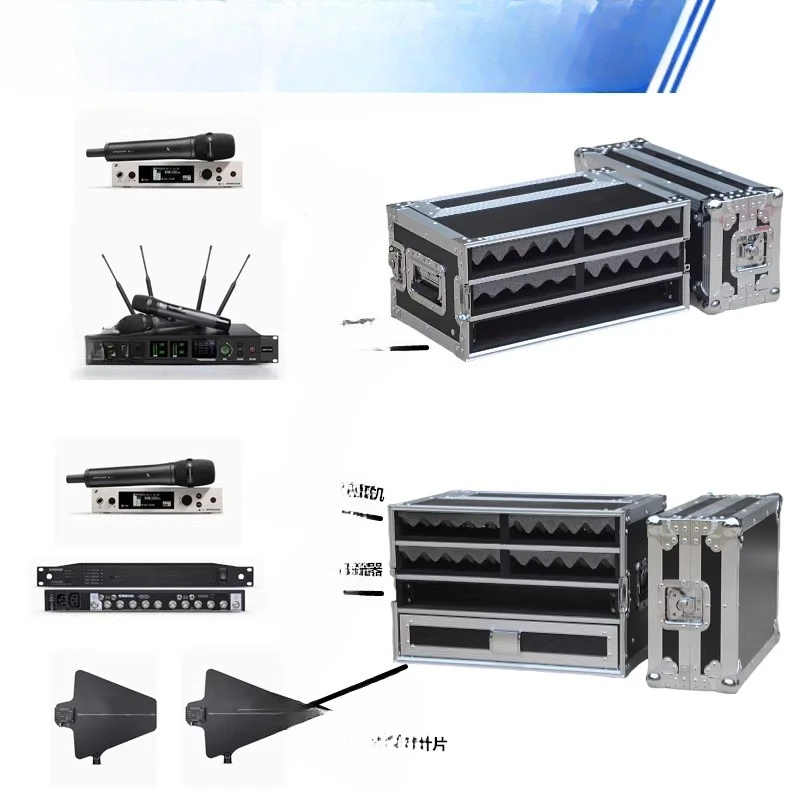 

Wireless Microphone Air Case Cabinet One to Two Microphone Equipment Amplifier Receiving Chassis One to One Meter Case