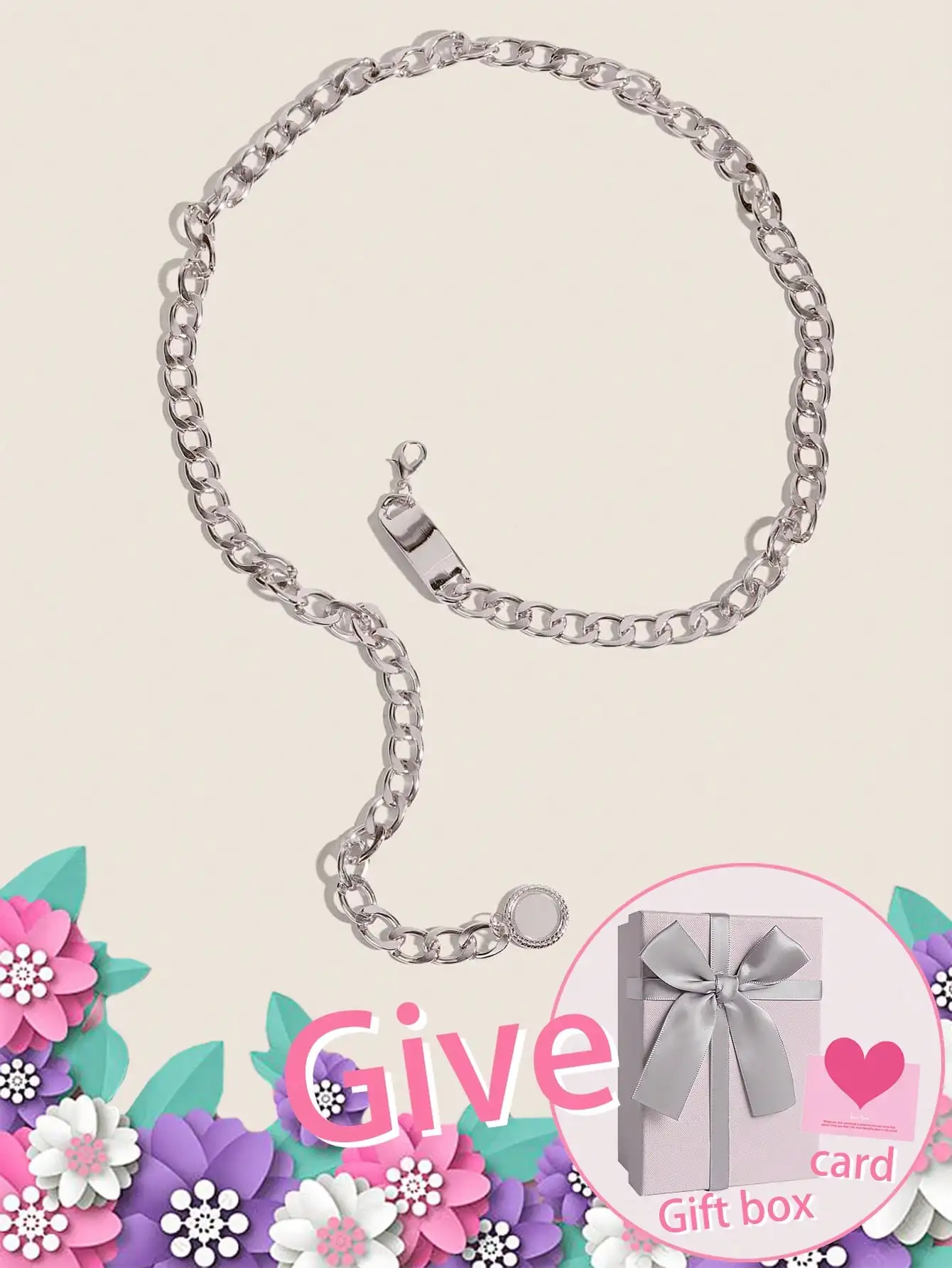 حزام مزخرف معدني أنيق للسيدات من HERSHINE 1 (صندوق هدايا) - إكسسوار أنيق وبسيط، هدية عيد الشكر/عيد الميلاد #3