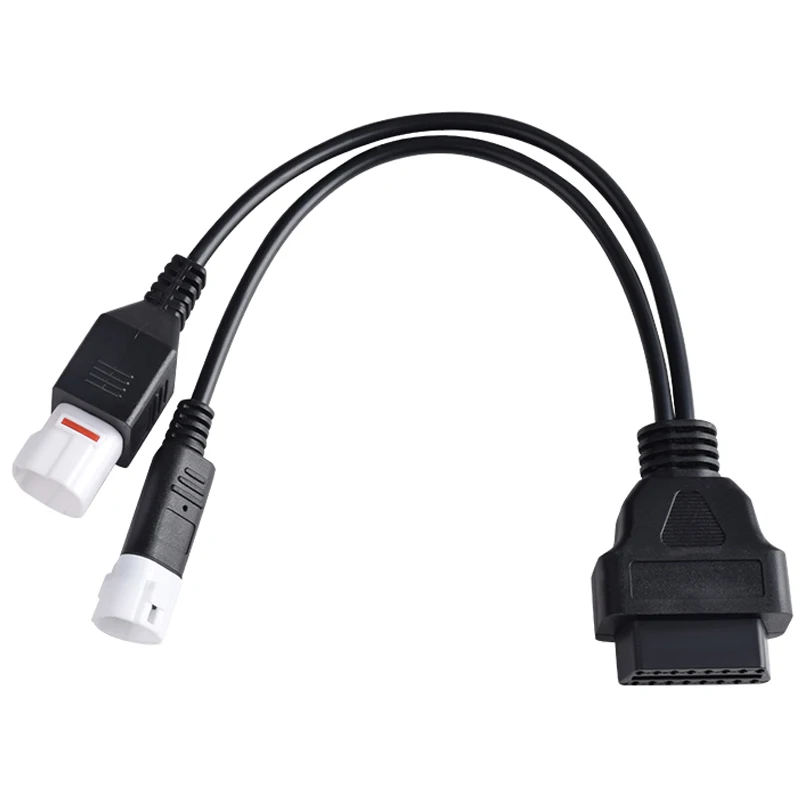 For Yamaha 3/4 /6 Pin To OBD2 Connector Motorbike OBDII Diagnostic Cable OBD Fault Code Reader Adaptor Extension Cable