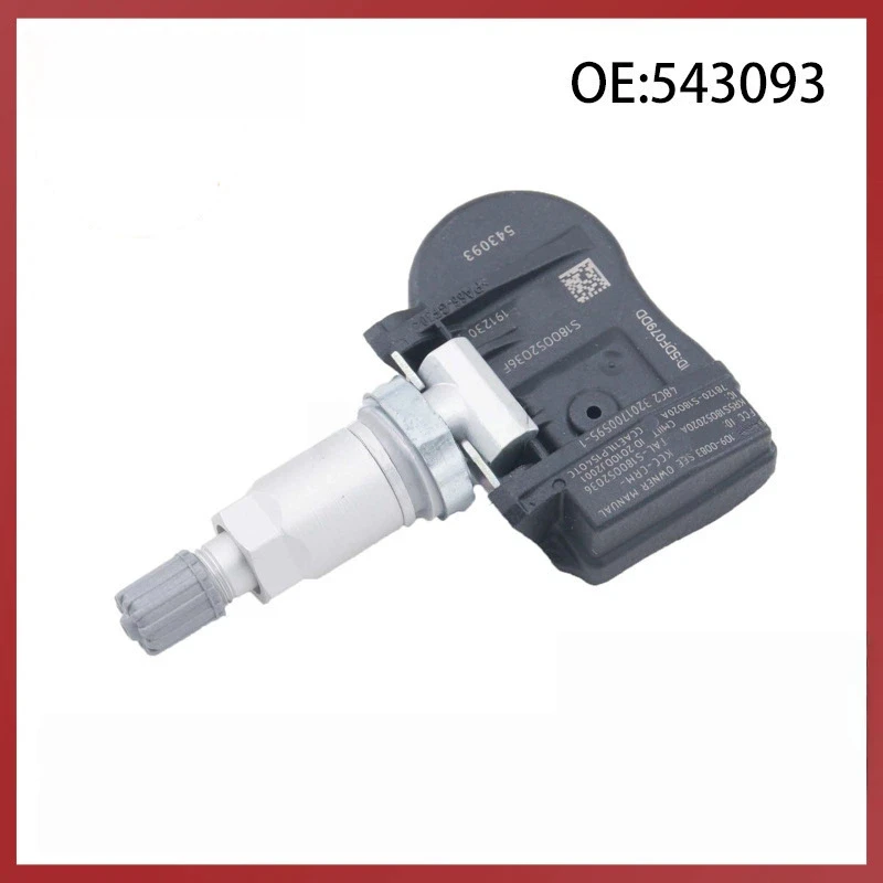 

For Peugeot Citroen Car TPMS Sensor High-Precision Real-time Tire Pressure Monitoring Device Auto Safety Accessory 543093