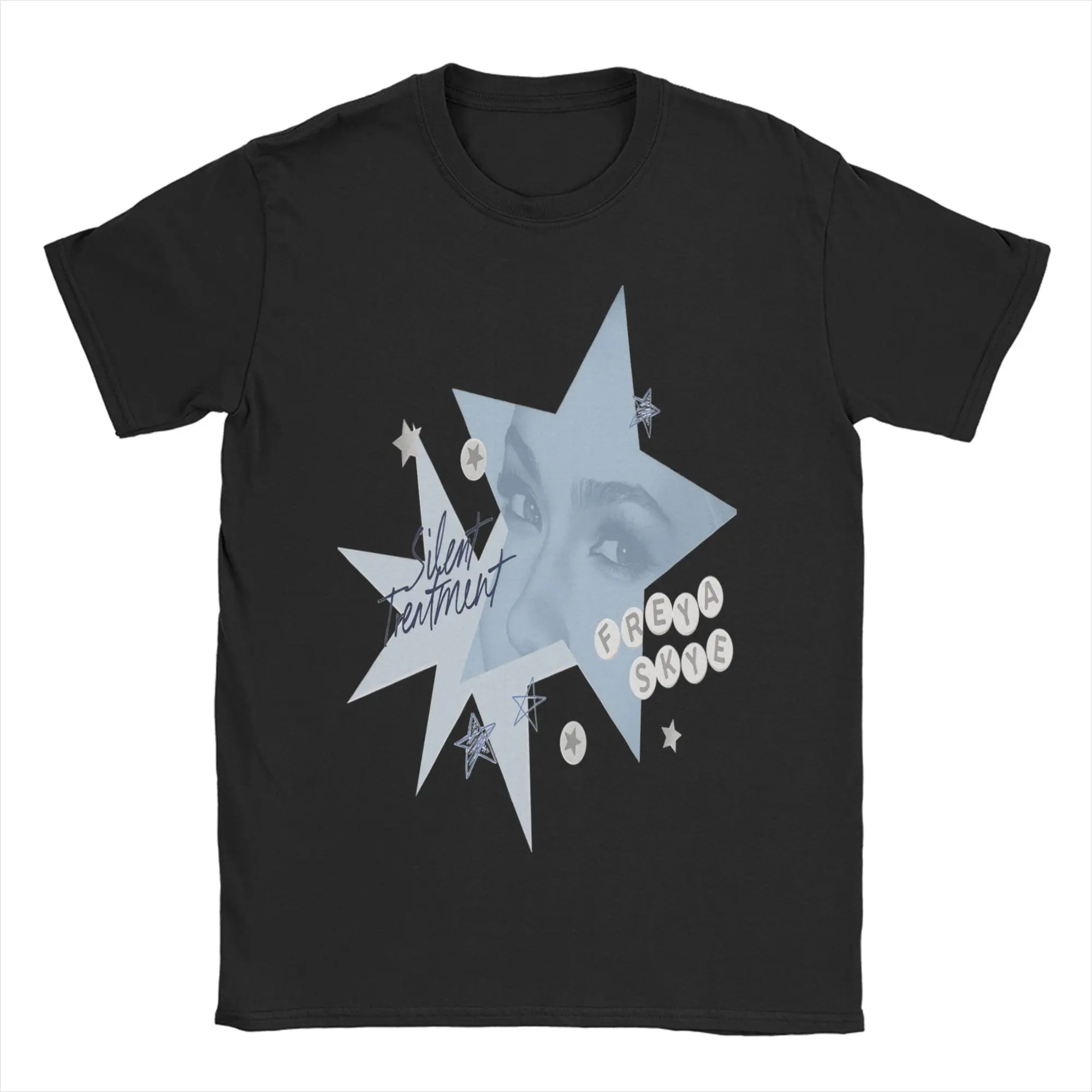 Freya Skyes  T Shirts Men Pure Cotton Leisure T-Shirts O Neck  Tees Short Sleeve Tops Summer