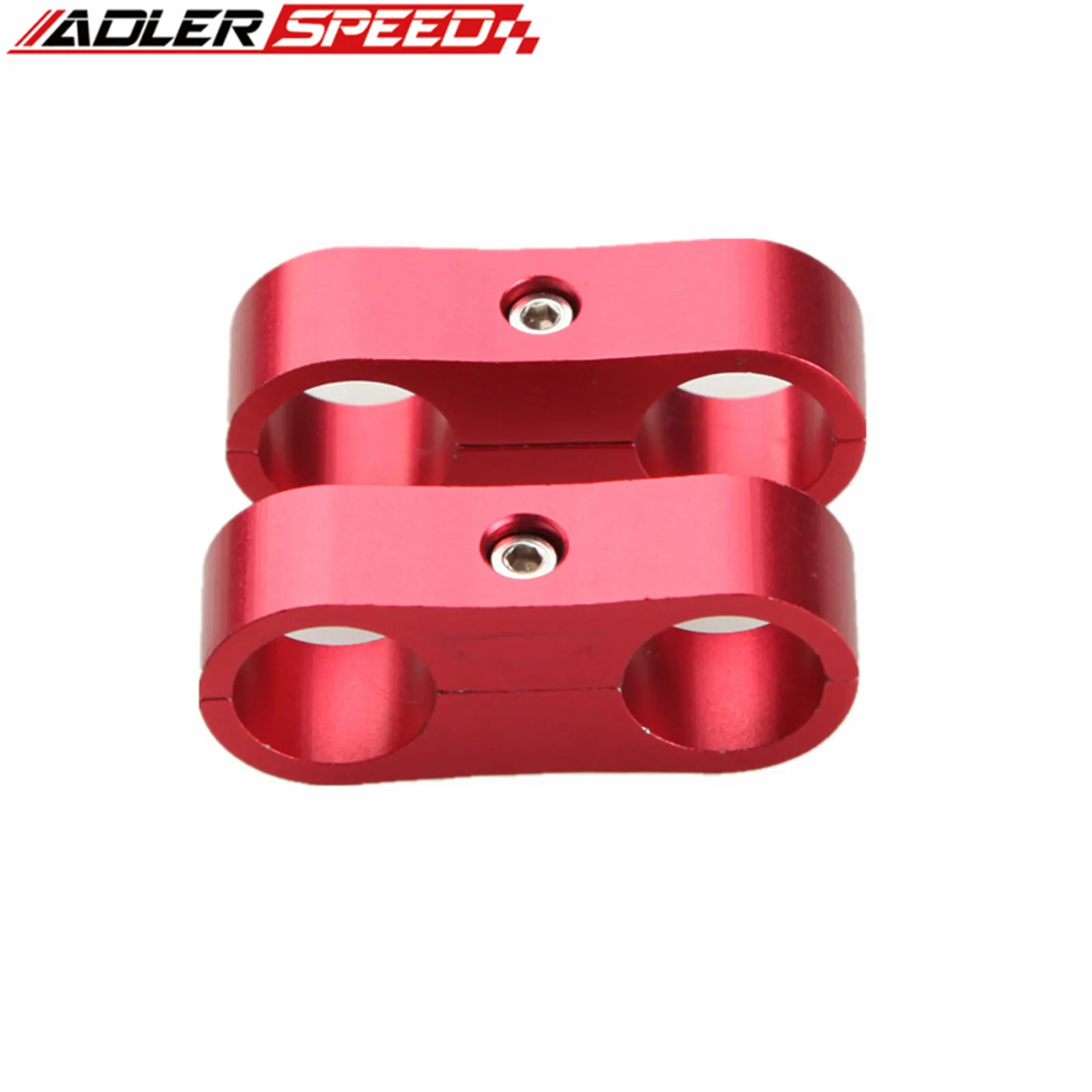 2pc universal an3an4 an6 an8 an10 an12 an27 Billet öl Kraftstoff Wassers ch lauch rohr Seprator Teiler klemme Aluminium leitungs abscheider