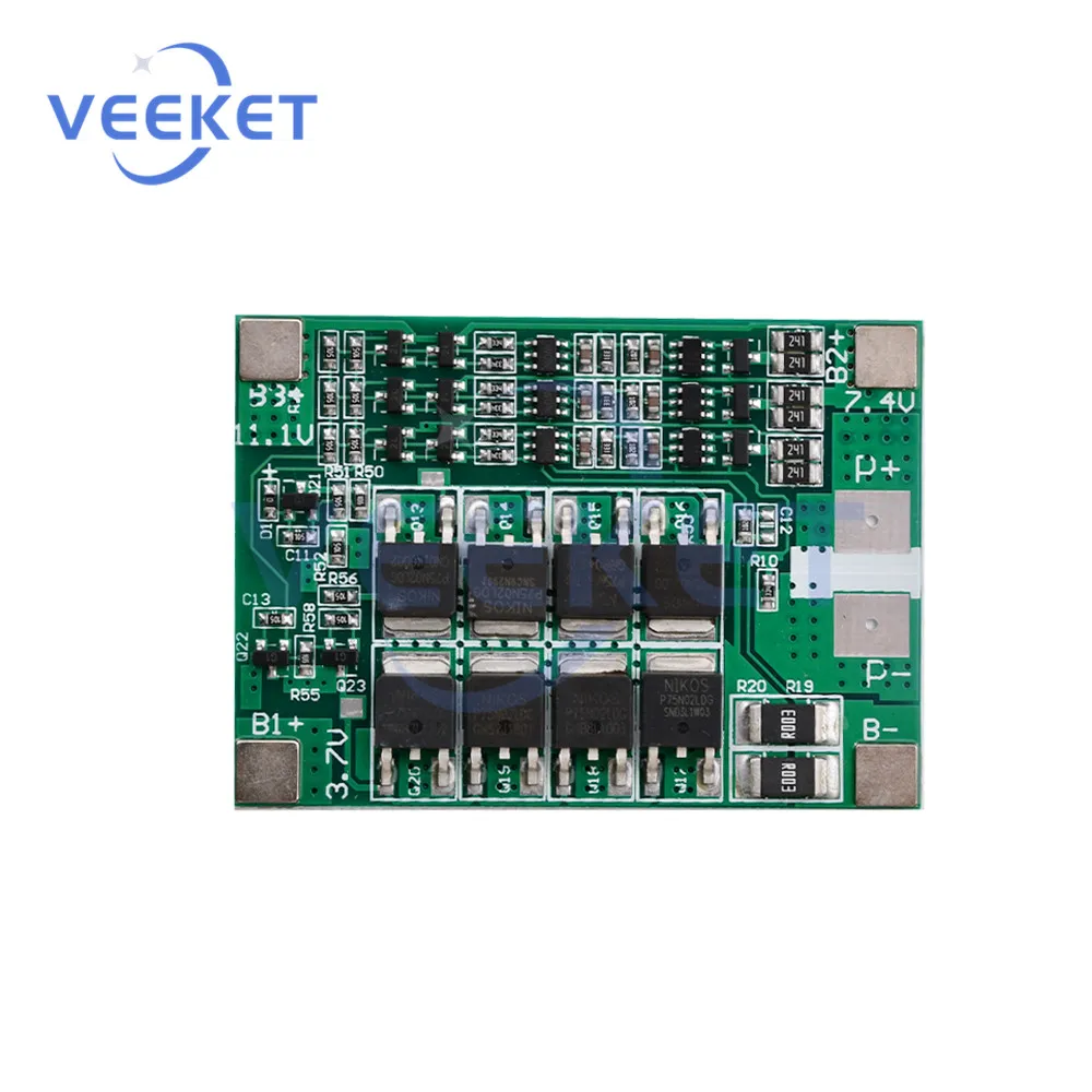 3S 12V/40A Lithium Battery Protection Board With Equalisation Charging function With Overcharge For electric bicycles