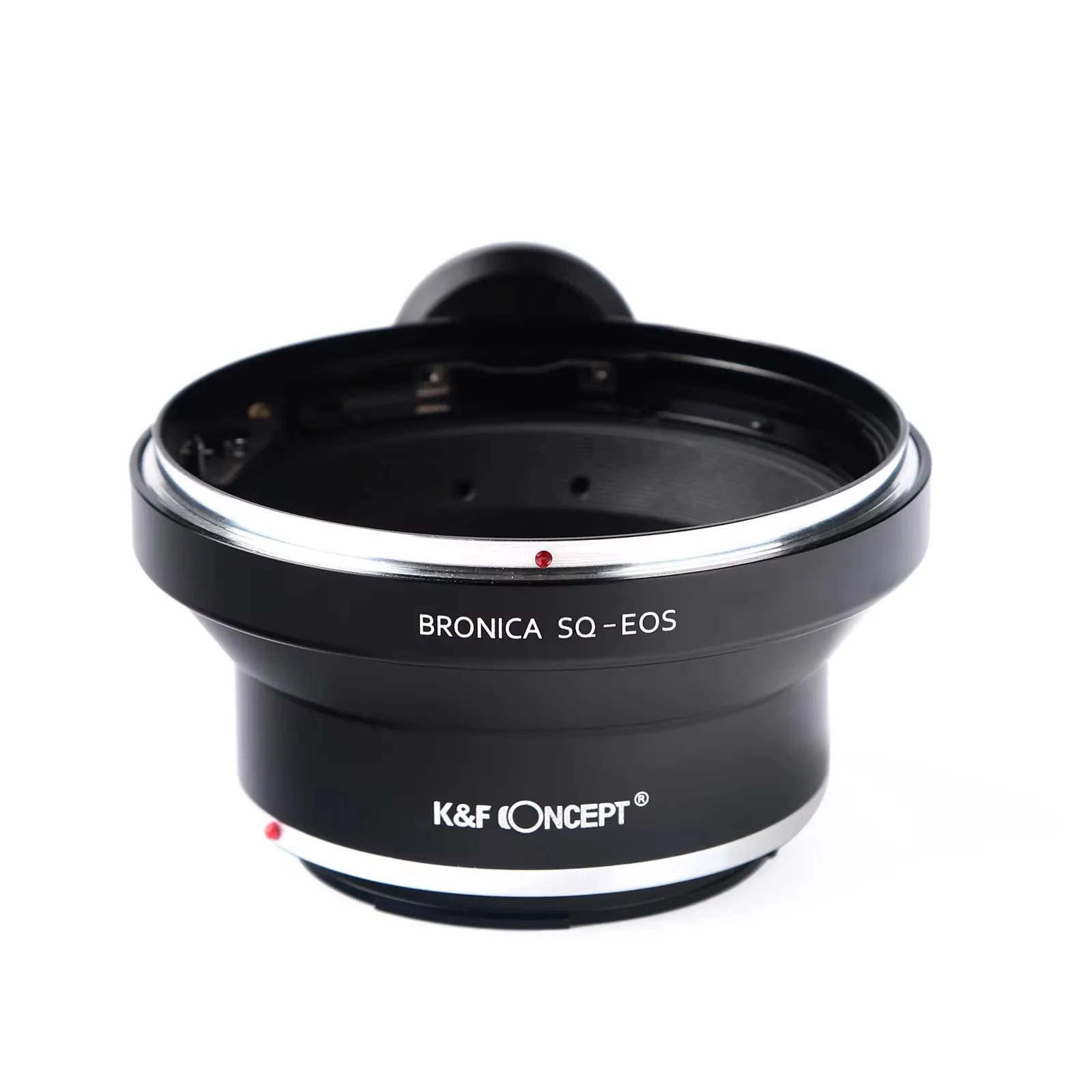 K & F Concept Bronica SQ-EOS adaptador para lente de montaje de tornillo BSQ a cámara de montaje Canon EOS EF 60D 1D 90D 850D 200D 50D adaptador de lente
