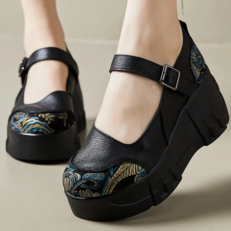 ZXRYXGS First Layer Cowhide Printed Women Fashion Shoes Woman High Heels 2025 Spell Color Elegant Fashion Banquet Wedding Shoes