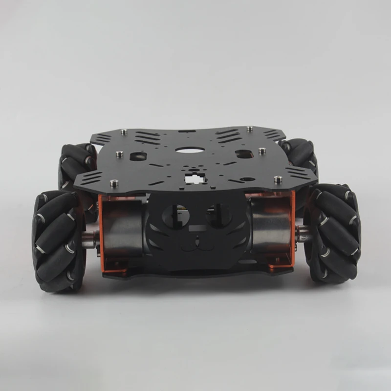 Robô metal carro inteligente McNamun roda carro inteligente chassi de carro de alumínio versão de metal